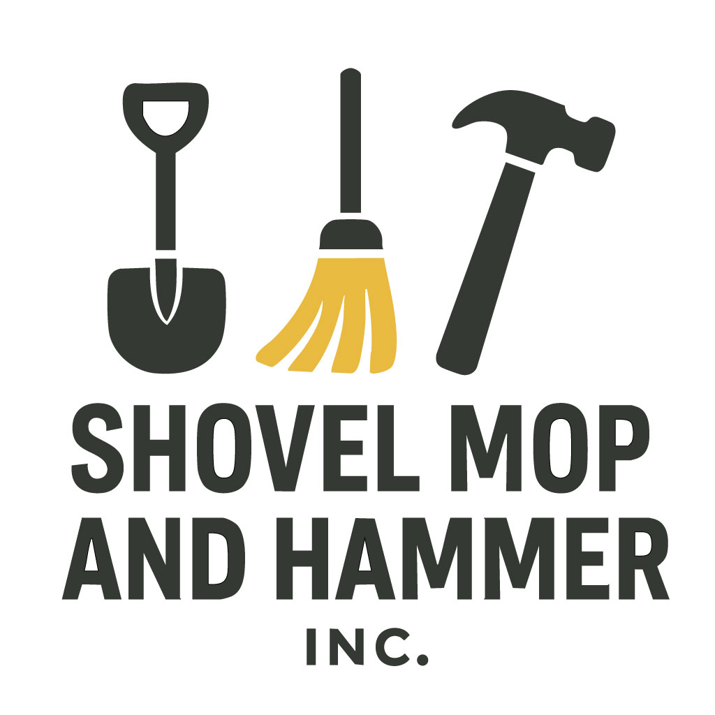 Shovel Mop and Hammer